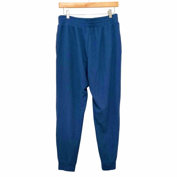 Victoria's Secret Blue Thermal Long Sleeve Pants Pajama Set Sz M - Picture 4 of 6